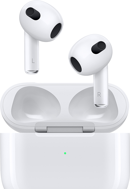 Apple AirPods (3rd generation) with MagSafe Charging Case - White  (Product view 1)