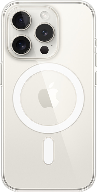 Carcasa transparente con MagSafe para el iPhone 15 Pro - Apple (CL)