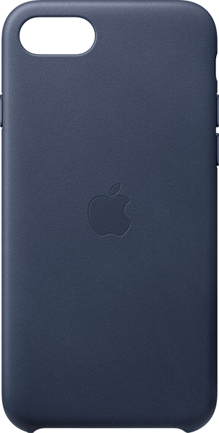 Apple iPhone SE Leather Case - Midnight Blue