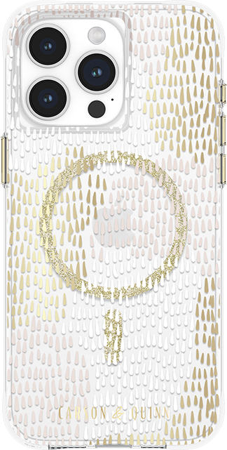 Carson & Quinn Glamour In Gold with MagSafe Case - iPhone 15 Pro Max - Multi  (Product view 1)