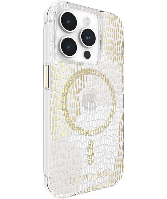 Carson & Quinn Glamour In Gold with MagSafe Case - iPhone 15 Pro - Multi  (Product view 3)