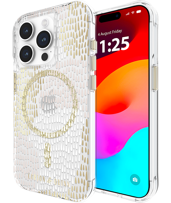 Estuche Carson & Quinn Glamour In Gold con MagSafe para iPhone 15 Pro, multicolor (consulta de producto 5)