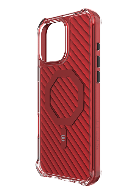 Estuche CQ x Carson & Quinn Crossways con MagSafe para iPhone 16 Pro Max, rojo ladrillo (consulta de producto 2)