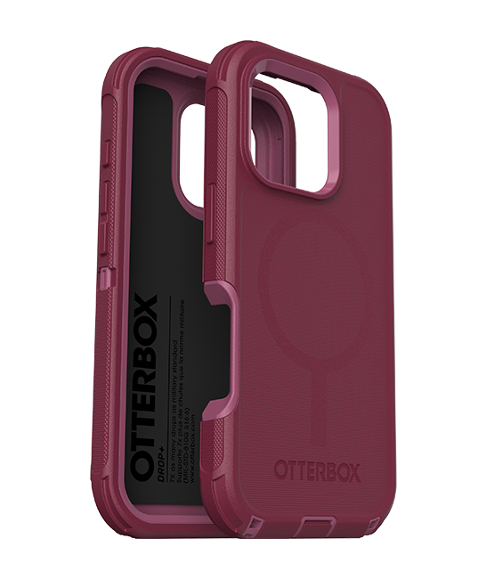 OtterBox Defender Pro Series Case with MagSafe - iPhone 16 Pro - Foxberry Pink  (Product view 2)