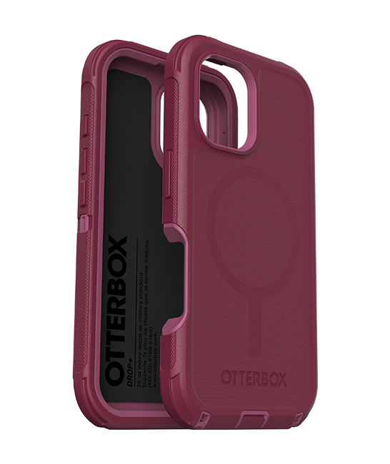 OtterBox Defender Pro Series Case with MagSafe - iPhone 16 - Foxberry Pink  (Product view 2)