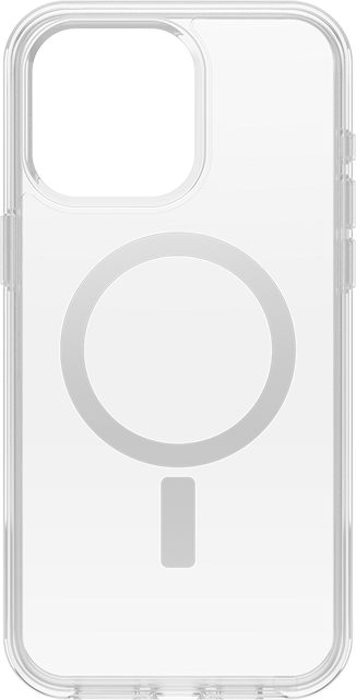 OtterBox Symmetry Series+ with MagSafe Case - iPhone 15 Pro Max - Clear  (Product view 1)