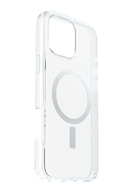 Estuche OtterBox Symmetry Series+ con MagSafe para iPhone 16 Pro Max, transparente (consulta de producto 3)