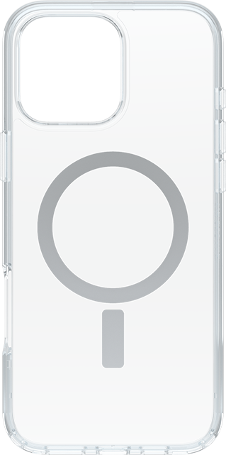 Estuche OtterBox Symmetry Series+ con MagSafe para iPhone 16 Pro Max, transparente (consulta de producto 1)