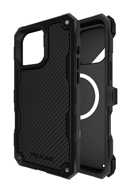 Pelican Shield Carbon Fiber with MagSafe Case and Holster - iPhone 16 Pro Max - Black  (Product view 5)