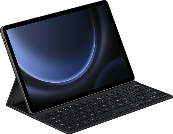 Samsung Galaxy Tab S9 FE Series Book Cover Slim Keyboard - Black  (Product view 1)