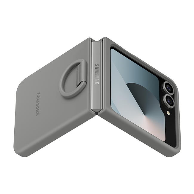 Samsung Silicone Case - Samsung Galaxy Z Flip6 - Gray  (Product view 4)