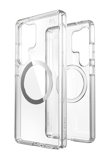 Speck Presidio Perfect Clear Case + Chrome Magnet - Samsung Galaxy S25 Ultra - Clear  (Product view 5)