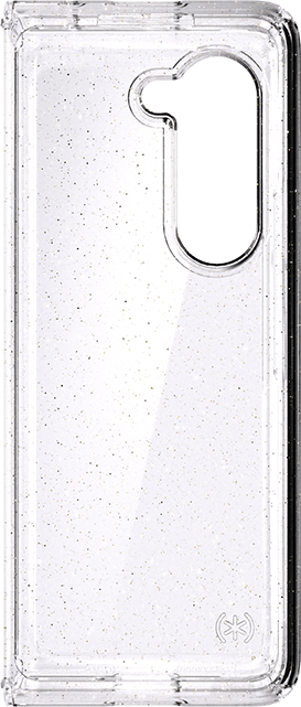Speck Presidio Perfect-Clear Fold Case - Samsung Galaxy Z Fold5 - Clear with Glitter  (Product view 1)