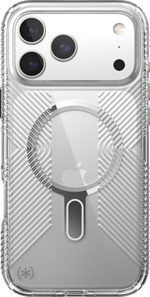 Presidio Perfect-Clear Grip Chrome ClickLock MagSafe Case - iPhone 17 Pro Max