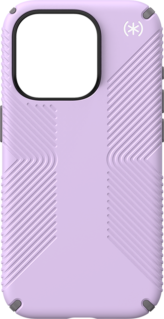 Speck Presidio2 Grip with MagSafe Case - iPhone 15 Pro - Spring Purple  (Product view 1)