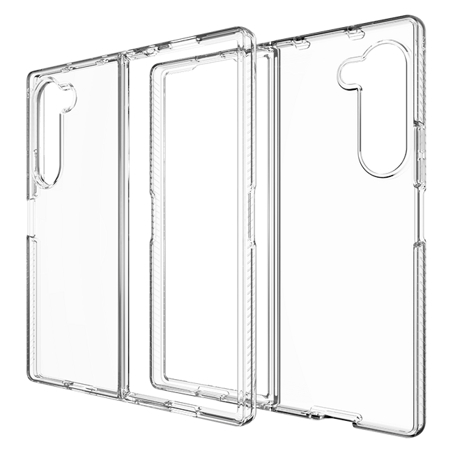 Zagg Bridgetown Case - Samsung Galaxy Z Fold6 - Clear  (Product view 5)