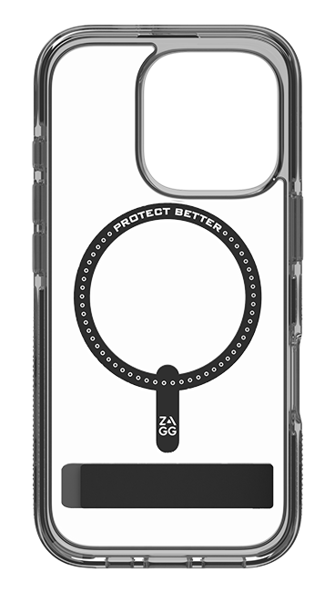 Zagg Piccadilly Snap Case with Kickstand and MagSafe - iPhone 16 Pro - Clear Black  (Product view 6)