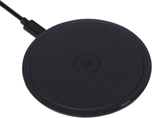 AT&T 15W Wireless Charging Pad - Black  (Product view 1)