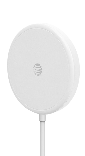 AT&T Qi2 Magnetic Charging Pad - White  (Product view 3)