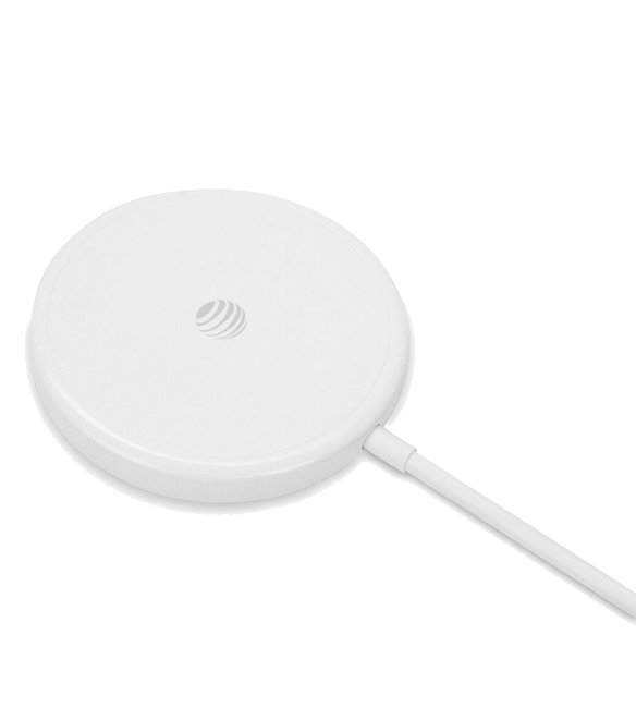 AT&T Qi2 Magnetic Charging Pad - White  (Product view 5)