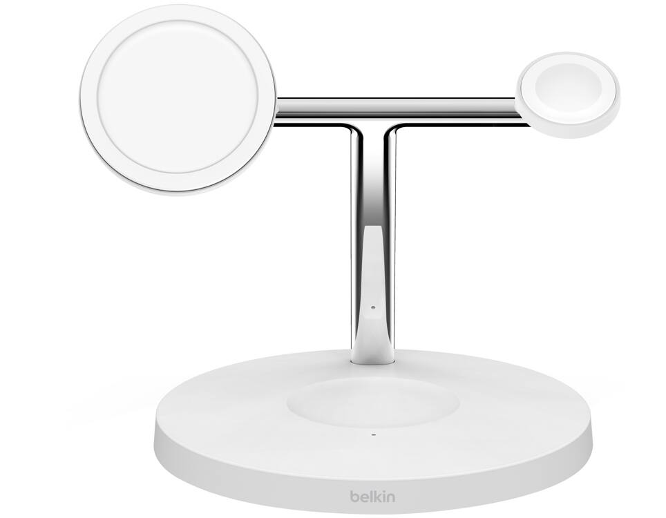 Belkin 15W 3-in-1 Wireless Charger with MagSafe Watch Fast Charge - AT&T
