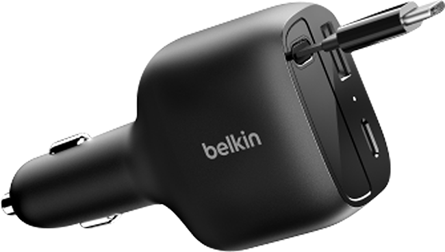 Boost Charge Retractable Car Charger 75W