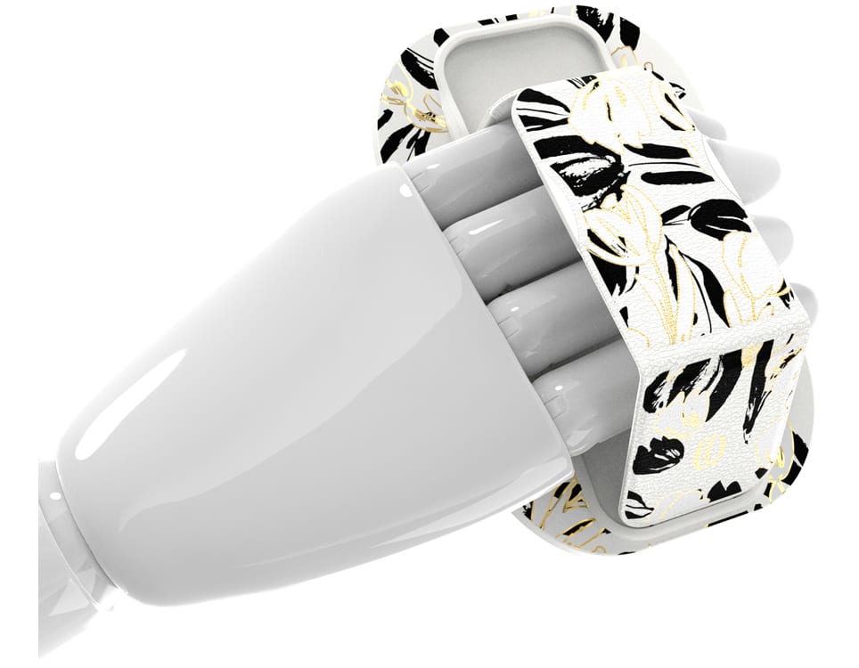 Carson & Quinn Black and White Tulips MagSafe Phone Grip - Multi
