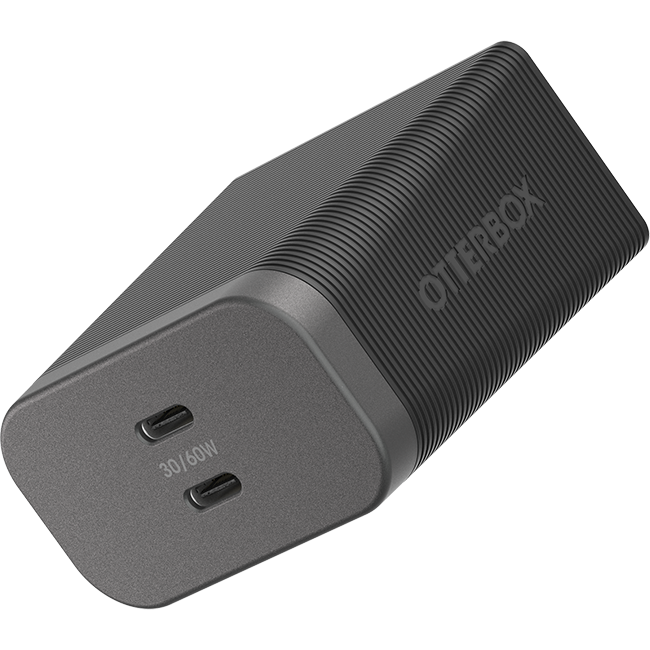 OtterBox Premium Pro 60w GaN Dual Fast Charger - black  (Product view 1)
