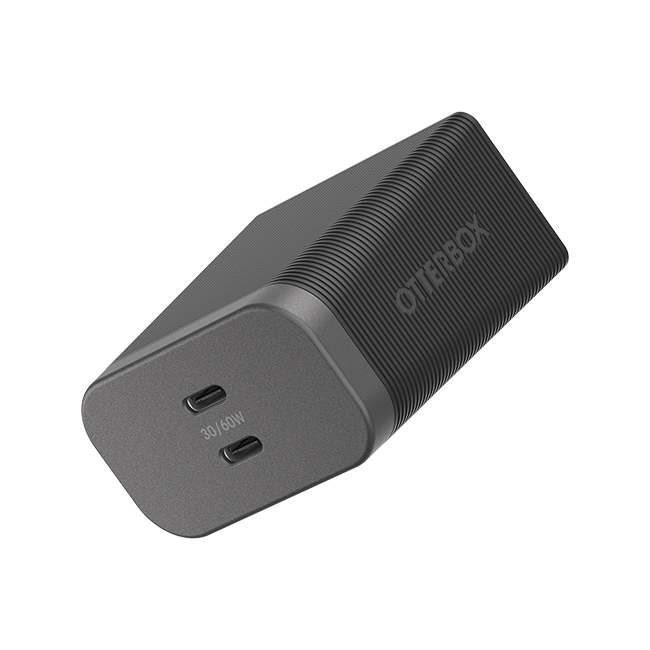 OtterBox Premium Pro 60w GaN Dual Fast Charger - black  (Product view 2)