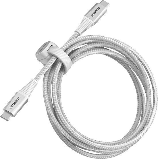 OtterBox Premium Pro C to C 6 Ft Cable - White  (Product view 1)