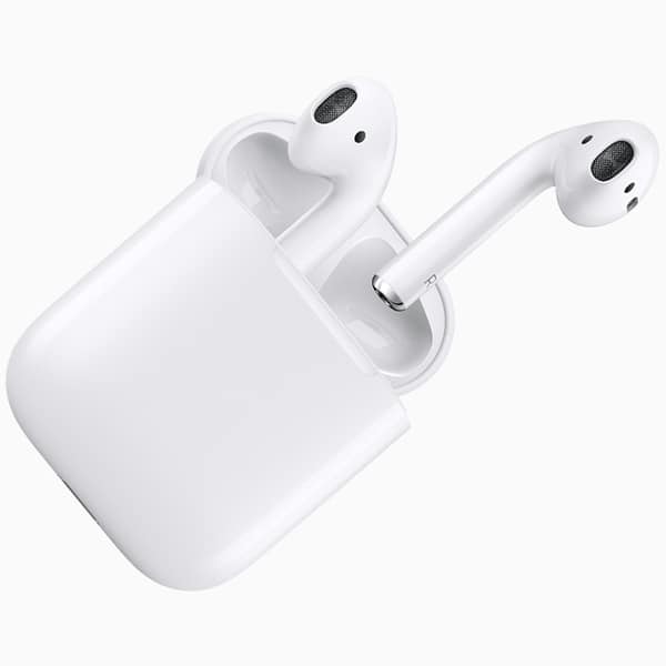 Apple AirPods with Remote and Mic (1st Generation) - White White 