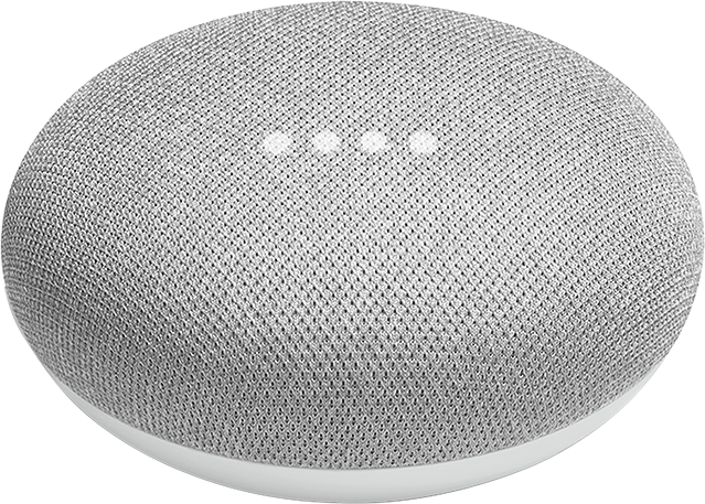 Google Home Mini Wi-Fi Connected Speaker - Chalk Chalk from AT&T