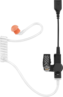 Siyata Acoustic Tube Earpiece for SNP Cables - Black  (Product view 1)