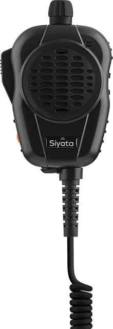 Siyata SD7 Wired Palm Mic RSM MP21M5 3W - Black  (Product view 1)