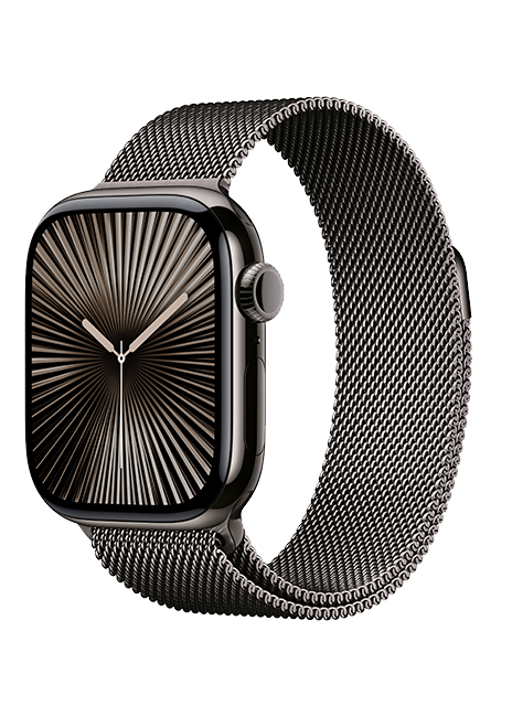 Apple Watch Series 10 42mm - Slate Titanium Slate Milanese Loop  (Product view 2)