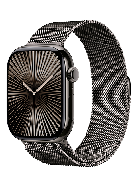 Apple Watch Series 10 46mm - Slate Titanium Slate Milanese Loop S-M  (Product view 2)