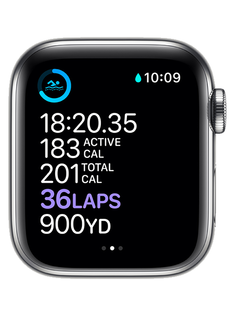 Apple Watch Series 6 - 40mm - Silver Stainless - Silver Milanese  (Product view 5)