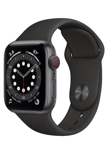 Apple Watch Series 6 40mm 32 GB in Space Gray Aluminum - Black Sport - $200  Off - ATu0026T