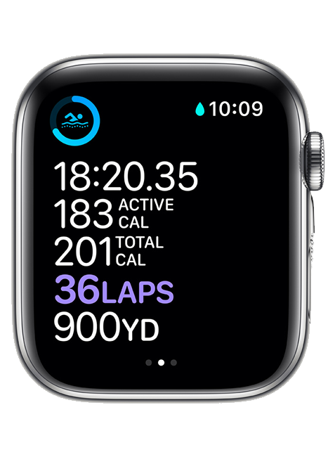 Apple Watch Series 6 - 44mm - Silver Stainless - Silver Milanese  (Product view 5)