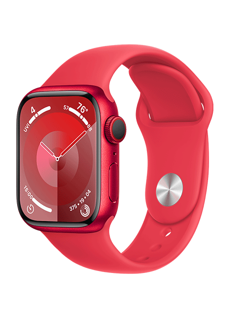 Apple Watch Series 9 41mm - PRODUCT RED Aluminum Sport M-L  (Product view 2)