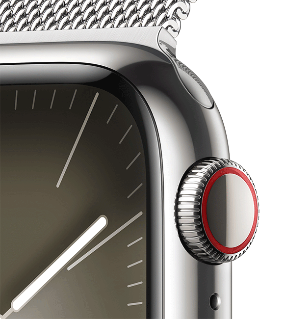 Apple Watch Series 9 41mm - Silver Stainless Silver Milanese Loop  (Product view 4)