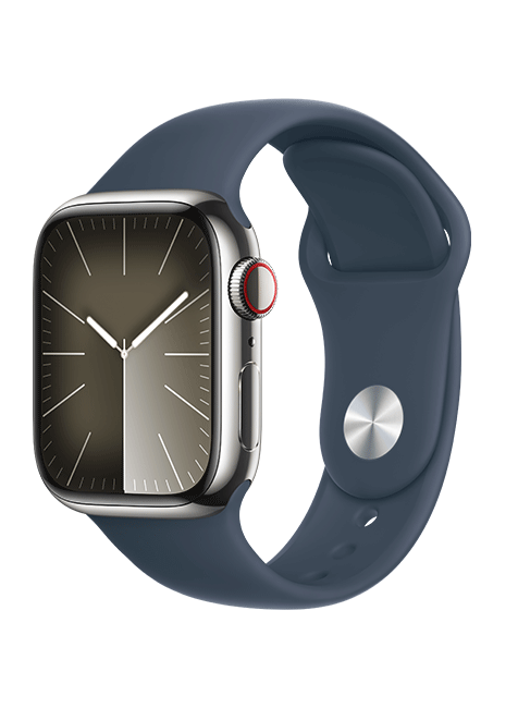 Apple Watch Series 9 41mm - Silver Stainless Storm Sport M-L  (Product view 2)