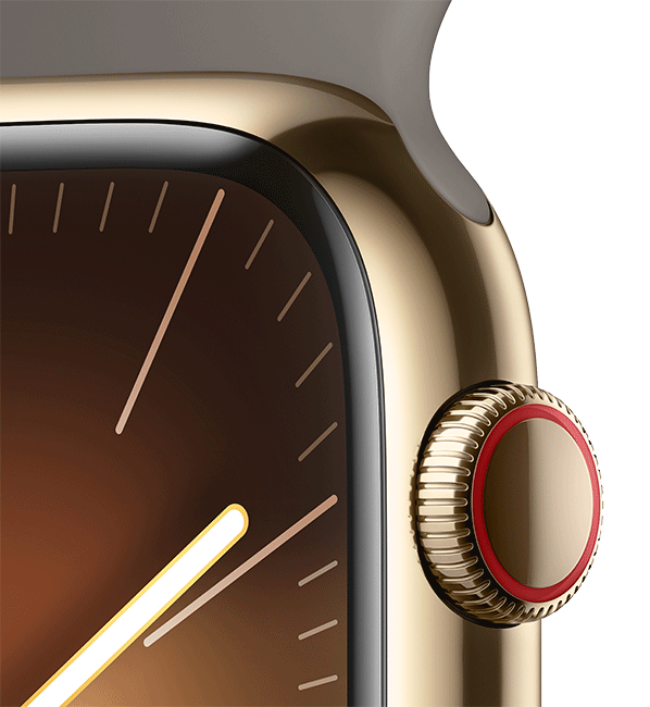 Apple Watch Series 9 45mm - Gold Stainless Clay Sport M-L  (Product view 4)