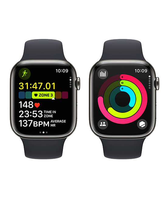 Buy Apple Watch Series 9 GPS + Cellular, 45mm Graphite Stainless