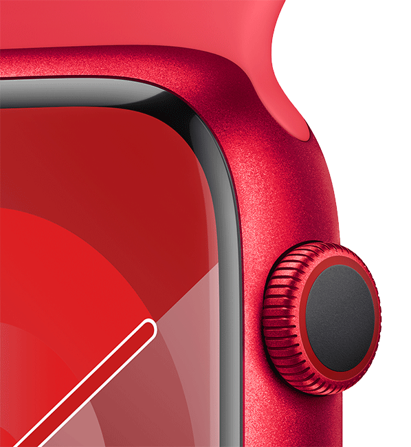 Apple Watch Series 9 45mm - PRODUCT RED Aluminum Sport S-M  (Product view 4)