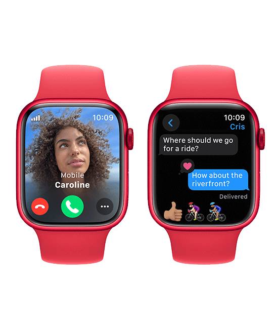 Apple Watch Series 9 45mm - PRODUCT RED Aluminum Sport S-M  (Product view 7)