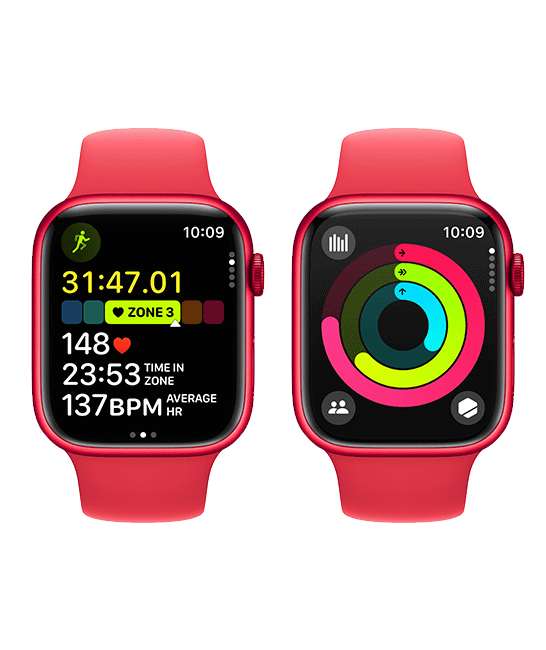 Apple Watch Series 9 45mm - PRODUCT RED Aluminum Sport S-M  (Product view 9)