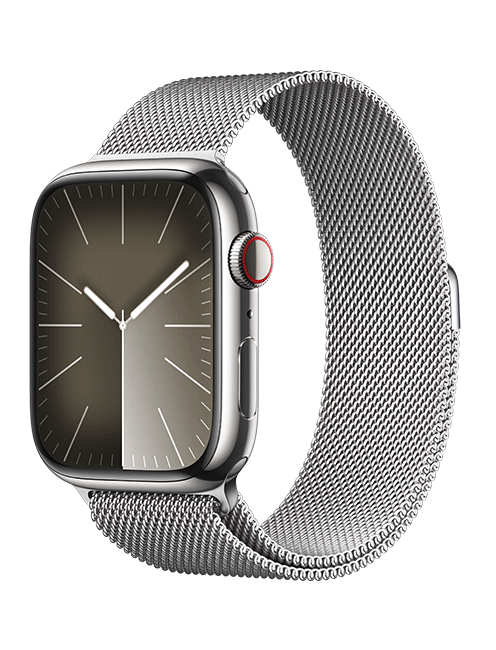 Apple Watch Series 9 45mm - Silver Stainless Silver Milanese Loop  (Product view 2)