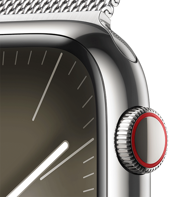 Apple Watch Series 9 45mm - Silver Stainless Silver Milanese Loop  (Product view 4)