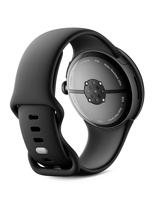 Google Pixel Watch 3 45mm - Obsidian  (Product view 4)